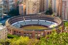 La Malagueta bullring in Plaza de Toros, Malaga, Spain. Art Print